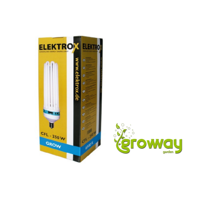 Úsporná CFL lampa ELEKTROX 250W, na růst