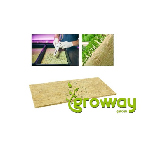 Grodan pěstební rohož Cress Plate Microgreens 49,5 x 24 x 1 cm