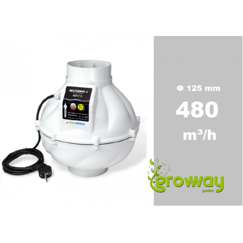 Prima Klima Whisperblower 125 mm - 460 m3/h, 1-rychlostní