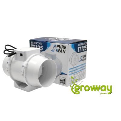 Ventilátor Pure Fan TT 125 - 220/280m3 - Ø125mm