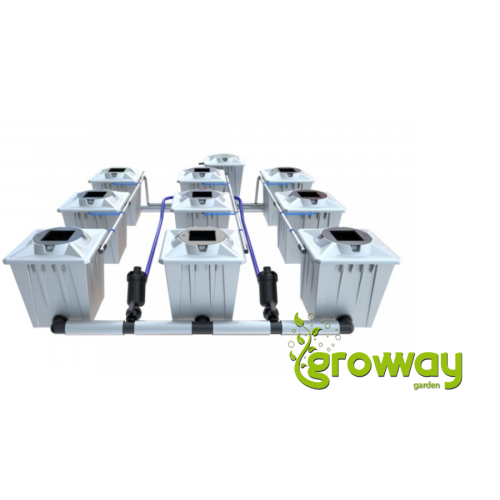 Alien Hydroponics RDWC PRO Silver 9x20L