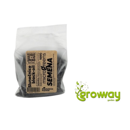 Pěstebna Slunečnice black-oil na microgreens, 100 g