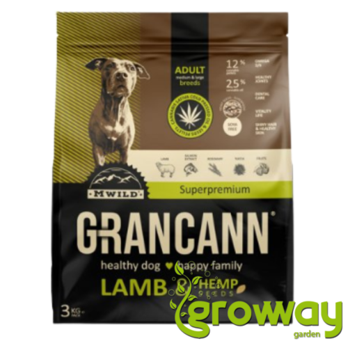 Grancann Lamb & Hemp seeds Adult medium & large breeds