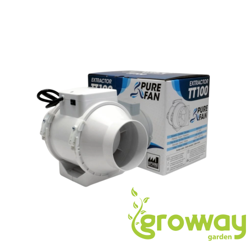 Ventilátor Pure Fan TT 100 - 187/145m3 -Ø100mm