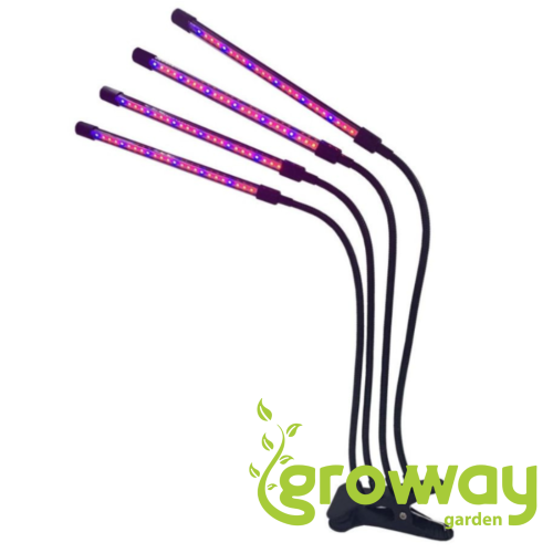 LED osvětlení s klipem, 4 nastavitelné lišty