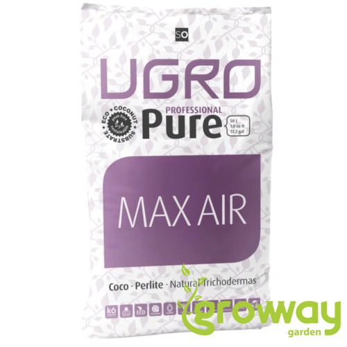 UGro Coco Pure Professional Max Air 50L, kokosový substrát s perlitem