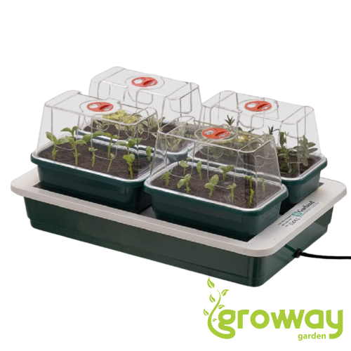 Garland skleník FAB4 tvrdý plast vyhřívaný 38.5x24x17.5 cm