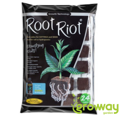 Growth Technology Root Riot sadbovací kostky včetně sadbovače - 24ks