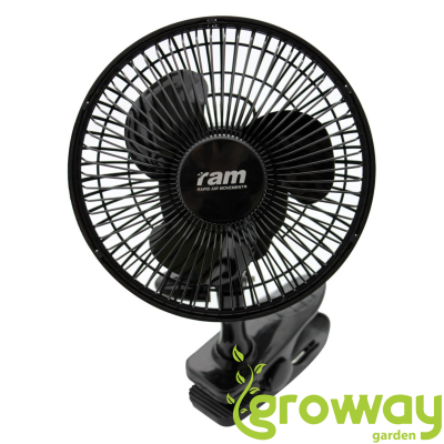 entilátor s klipsem RAM 15cm 15w 2 rychlosti