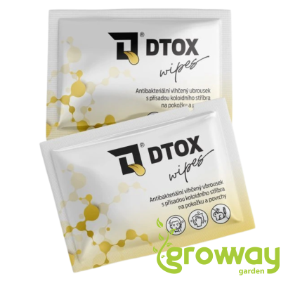 D-TOX Wipes ubrousek s koloidním stříbrem