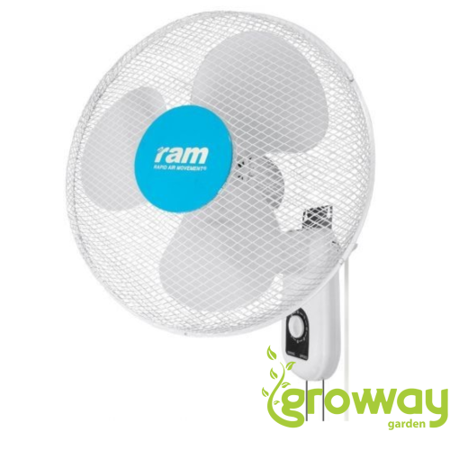Nástěnný ventilátor RAM 40 cm 40 W, 3 rychlosti