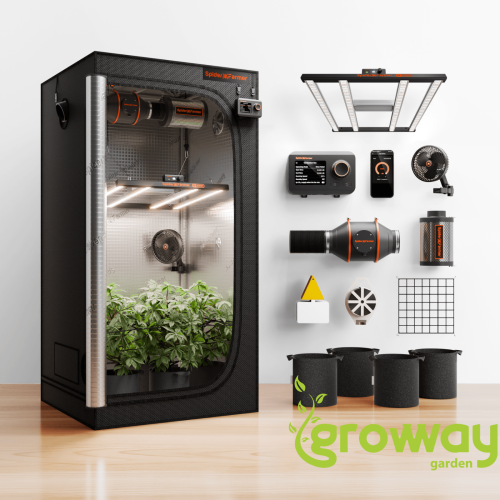 Spider Farmer 90×90×180 cm Complete Grow Tent Kit – G3000 300W LED + GGS Controller