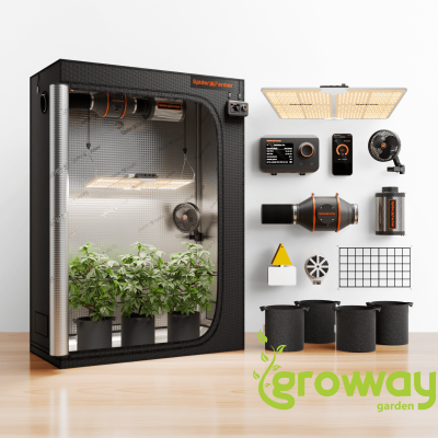 Spider Farmer 120×60×180 cm Complete Grow Tent Kit – SF2000 LED + Smart GGS